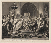 TvB G 6019
<br/>
Doping van Clovis door bisschop Remigius
<br/>
<em>Picart, Bernard (1673-1733)</em>